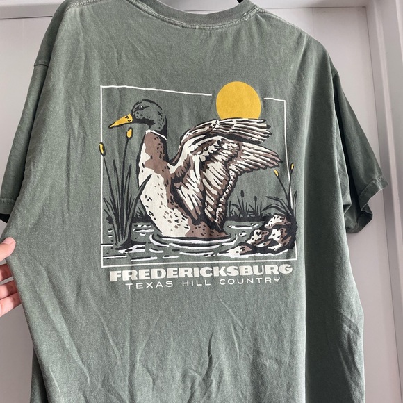 Comfort Colors Olive Green Short Sleeve Tee - Picture 4 of 5